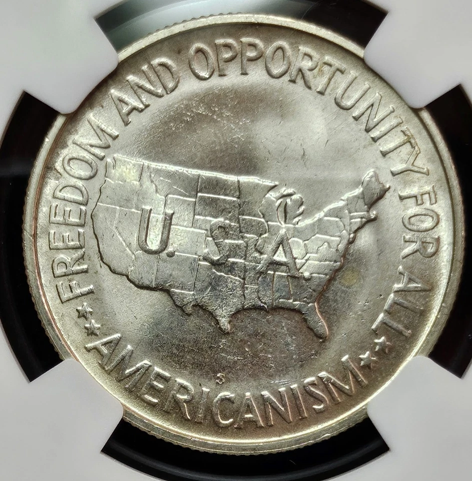 **WOW** 1951-S Washington-Carver Silver Half Dollar- NGC MS 65 Lustrous Specimen - Image 4 of 4