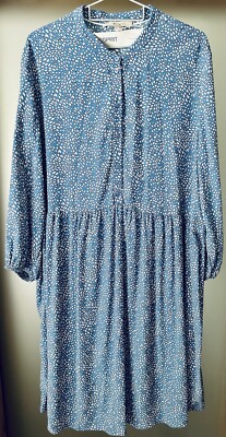 ESPRIT   Gemustertes ECO Kleid   Gr 42   Neu mit Etikett   UVP 59,99  