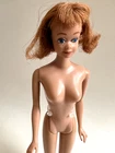 Vintage Barbie Doll Midge Red Hair Titian Mattel 1960s, Played - With Condition,
