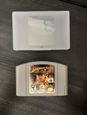 Indiana Jones the Infernal Machine - Nintendo 64 / AUTHENTIC, CLEANED & TESTED