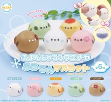 Snow Tit Dumpling Manju Shimaenaga Pururun Mini Figure Mochi Squishie Set