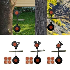 Auto Reset Target Reusable Metal Training Wall Mounted Accessories Outdoor