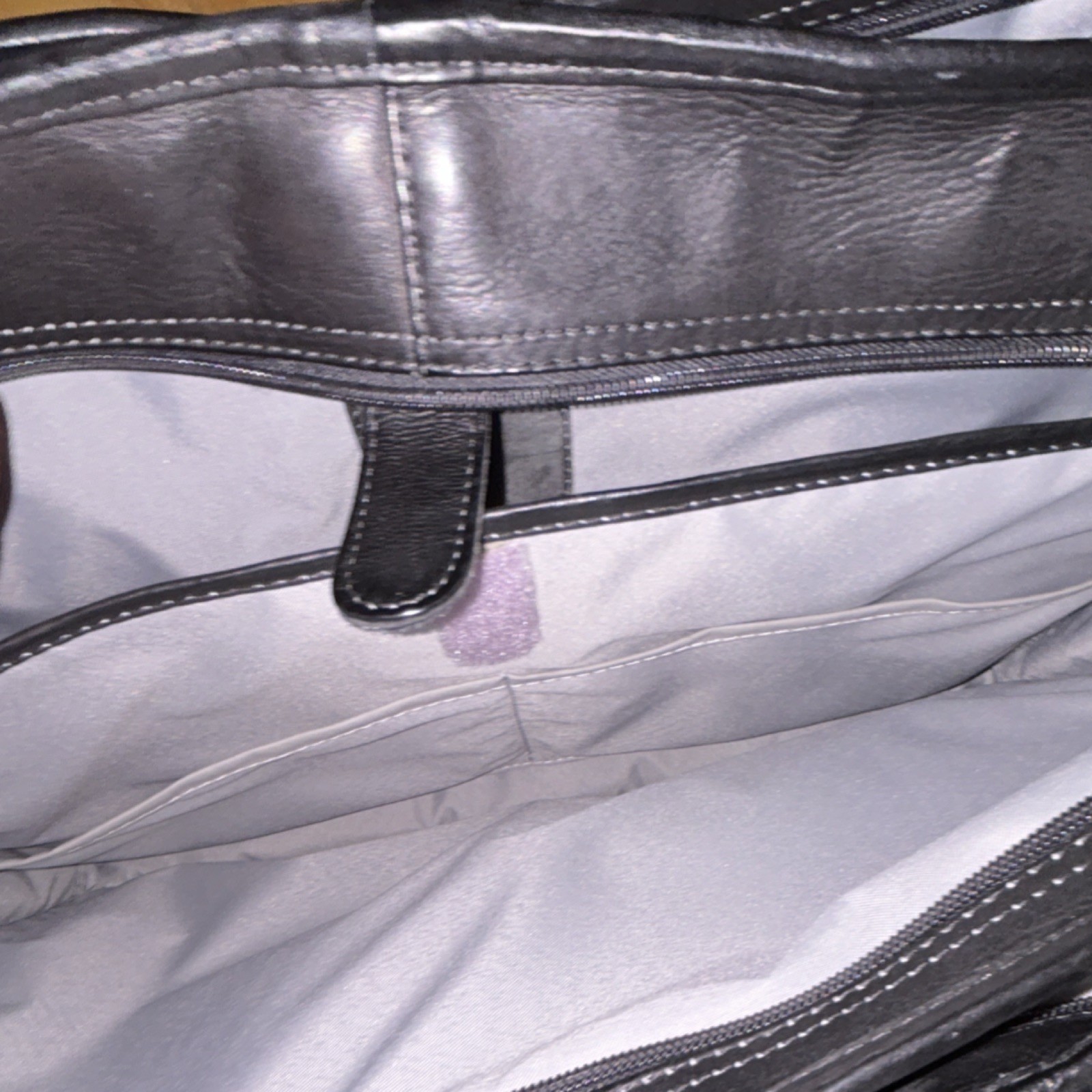 Piel Black Briefcase/Document Case Zip Adjustable… - image 6