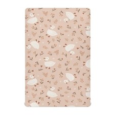Cute Goose Flowers Crib Sheet for Boys Girls, Super Soft Breathable Fitted Cr...
