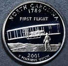 2001-S 50 State Quarters North Carolina Proof — photo from another recent sale
