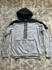 Adidas Youth Boys Medium Hoodie Sweatshirt, Gray