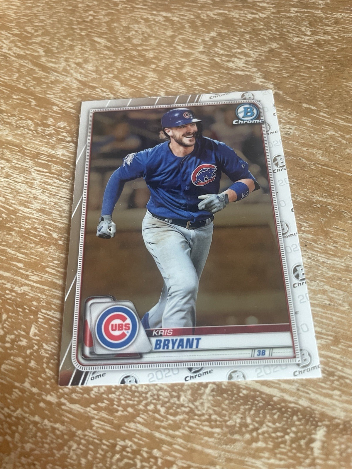 Topps 2020 Bowman Chrome Kris Bryant #18 Chicago Cubs MLB Baseball Card