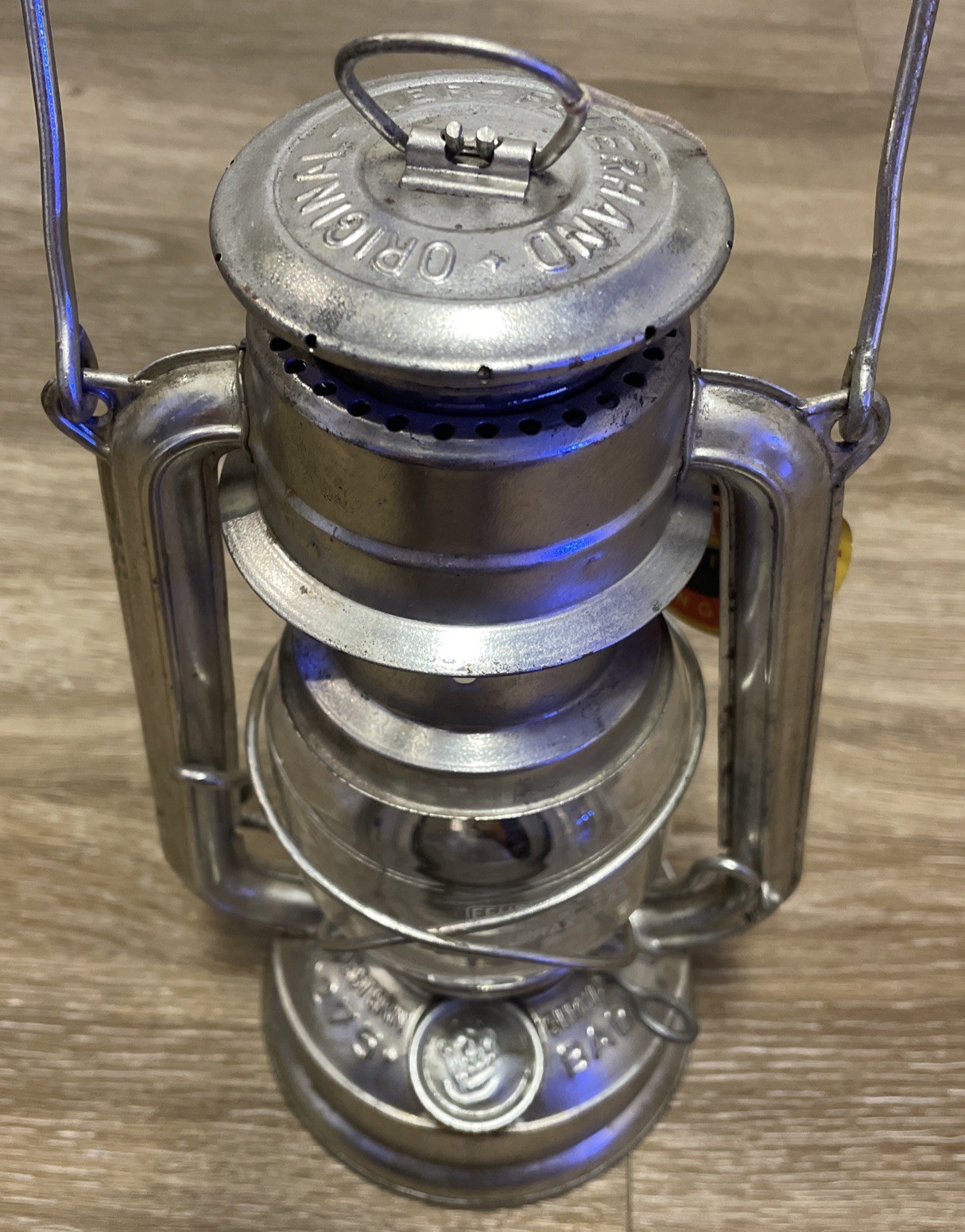 Rare 1st Edition Feuerhand Lamp 275 Western Germany Lantern Original Nier Patent