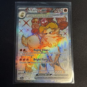 Arcanine ex 224/198 Scarlet & Violet Base Set Ultra Rare Holo