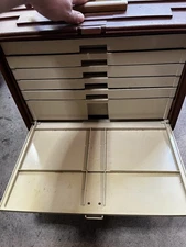 Vintage Plano 777  Fishing Tackle Box 6 Drawers