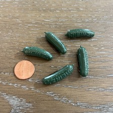Lot Of 5-VTG Heinz Pickle Pins 1.25" 40s Promotional Memorabilia Green Pins