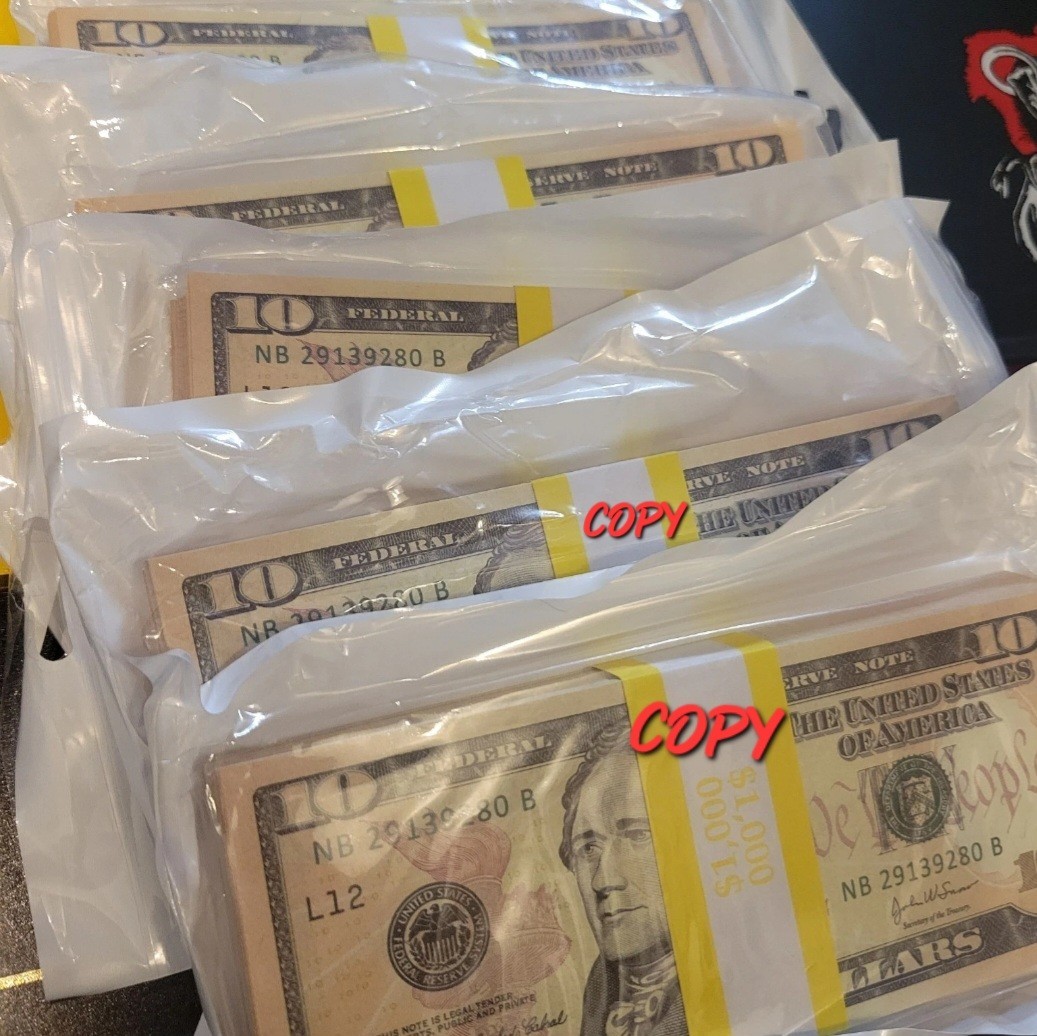 Best Replica NEW/CRISP $10 Bills x 100 / Novelty Purposes Only 