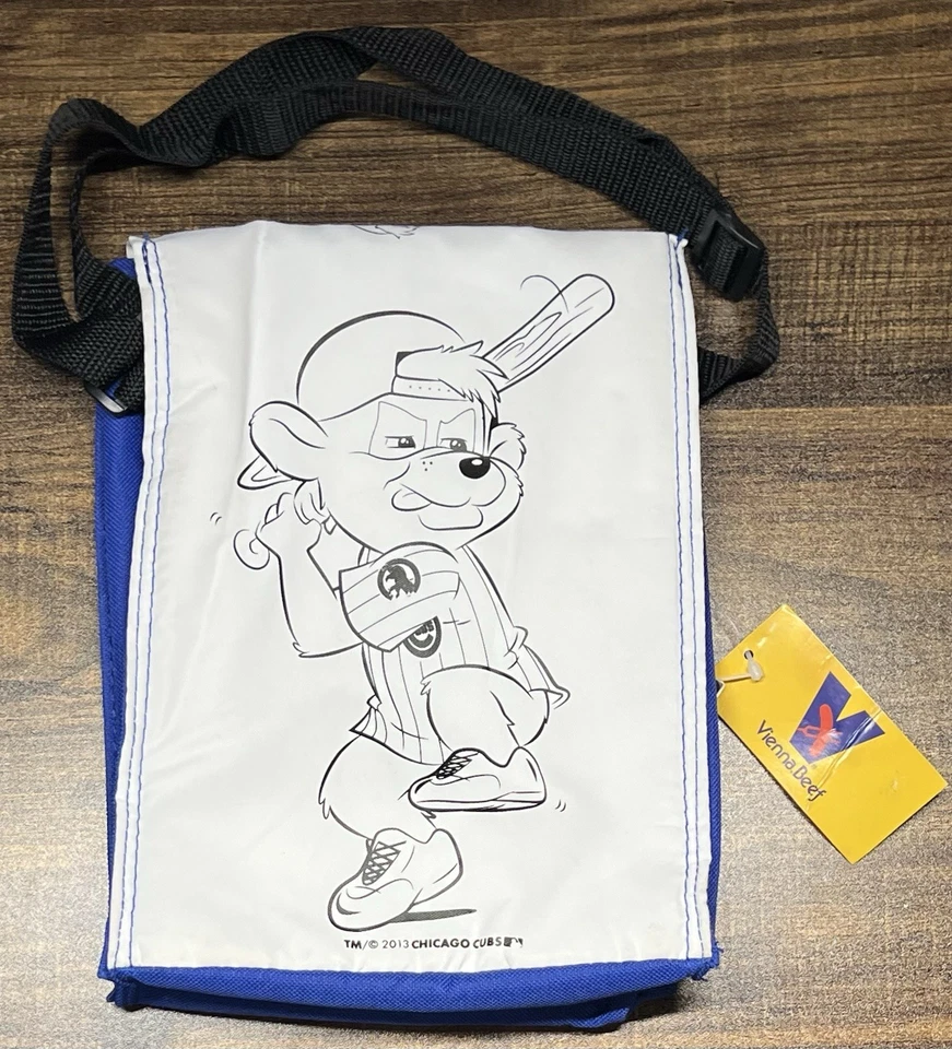 Bolsa de almuerzo aislada Chicago Cubs - Clark & Vienna Beef 2013 - NUEVA Foto 2 de 2