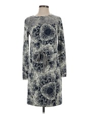 Simply Vera Vera Wang Women Gray Casual Dress XS
