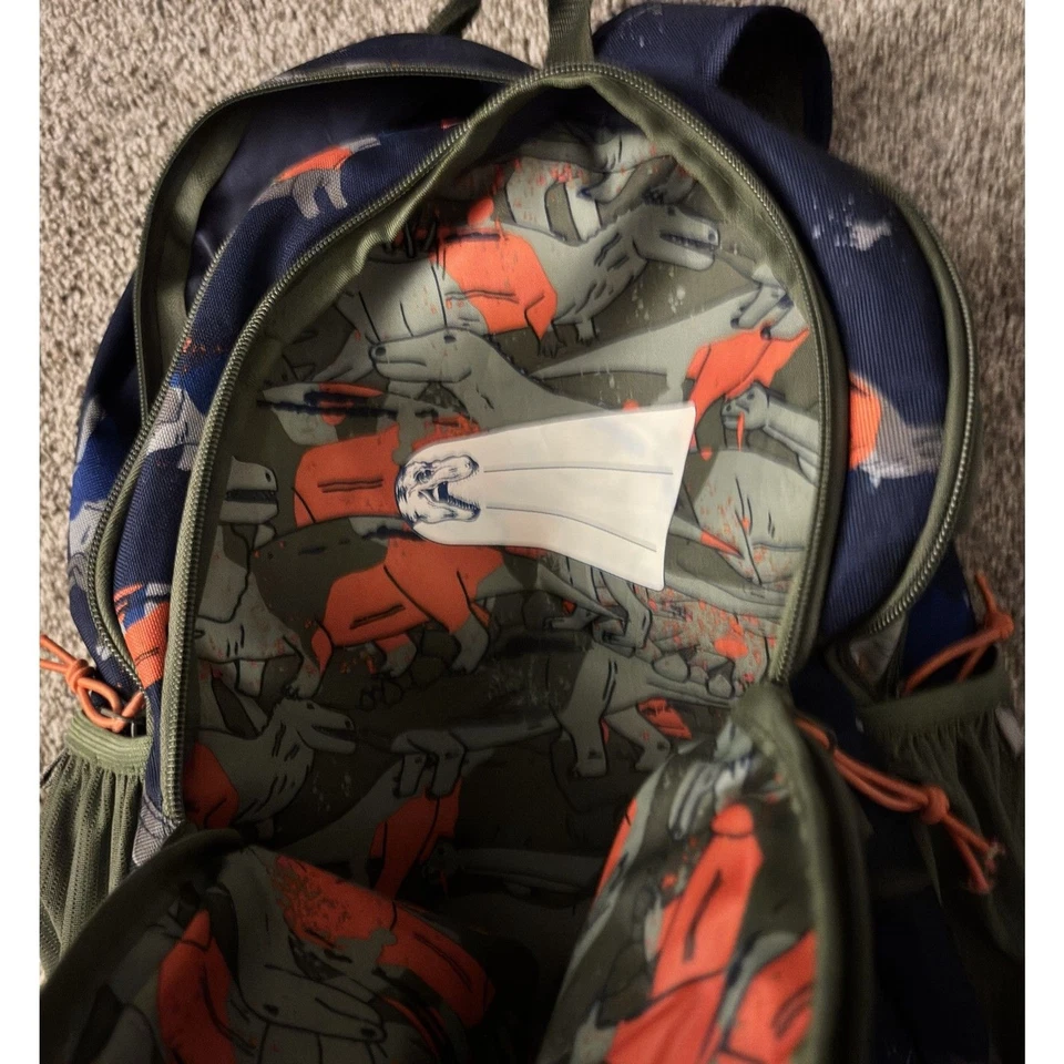 Target Azul/Verde 15" Niños Dinosaurio Regreso a la Escuela Mochila Bolso de Hombro Foto 4 de 4