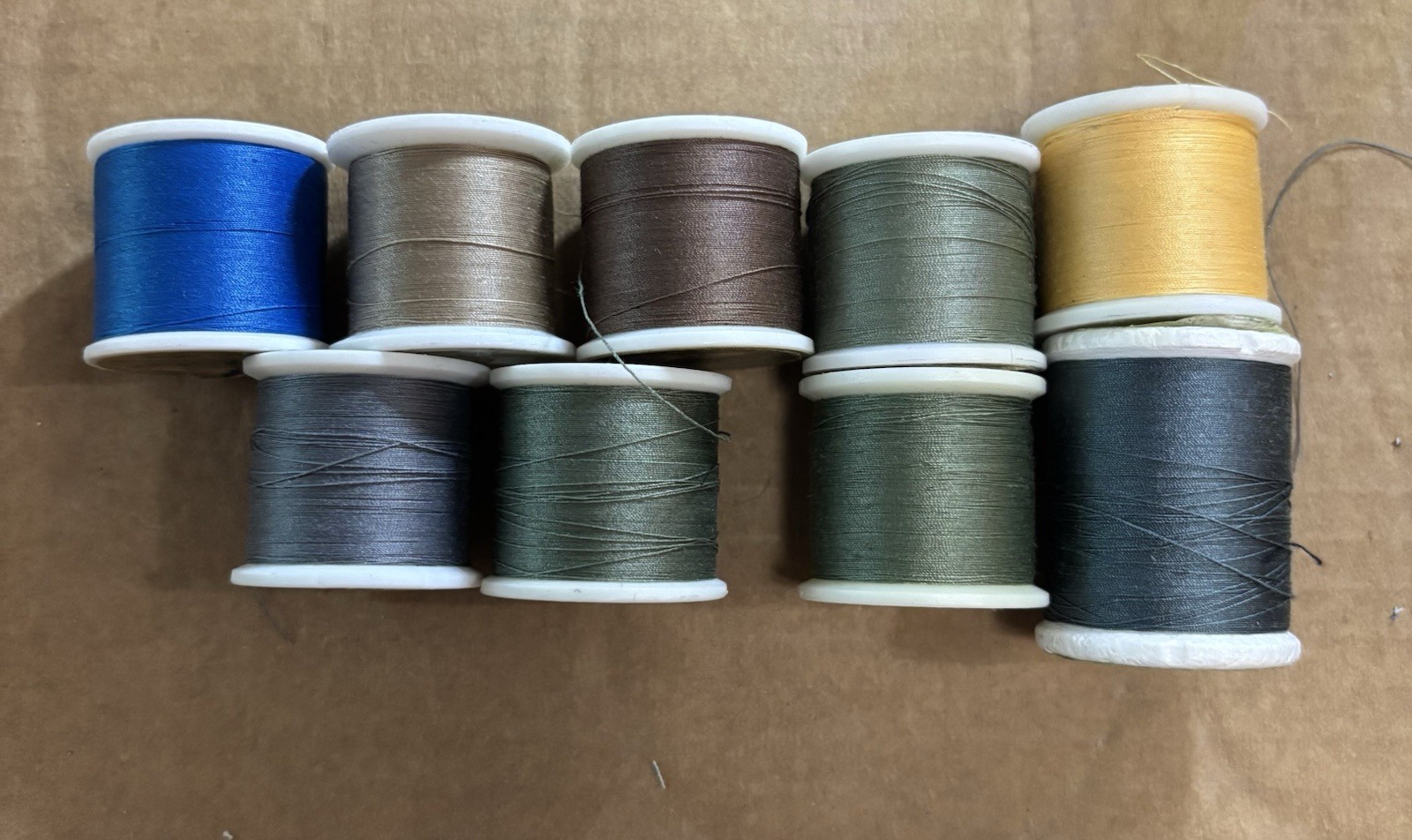 8 Spools American Thread Suisse Thread & 1 Belding Lilly Corticelli ...