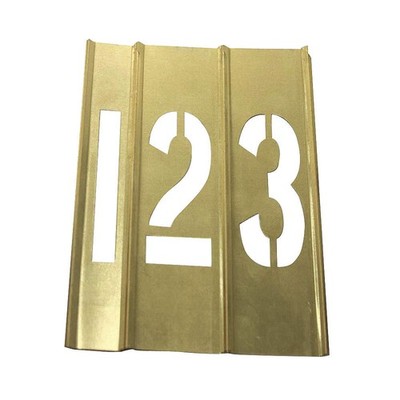 GRAINGER APPROVED 20Y514 STENCIL NUMB KT 4  BR, 15PCS 20Y514