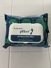 Pheet Foot Wipes All Natural Cleaning Moisturizing Itching 72 Wipes Pheet Foot Wipes All Natural Cleaning Moisturizing Itching 72 Wipes