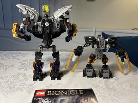 LEGO Bionicle 70789 + Ninjago 70723 Partial Build Mech Lot Incomplete