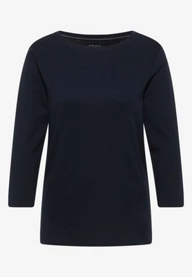Cecil Basic U-Boot Shirt 3/4arm in der Farbe Universal Blue - Bild 1 von 4