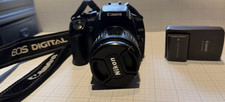 Canon EOS Rebel Digital SLR Camera Black w/ 28-90mmLens, Strap Battery Charger