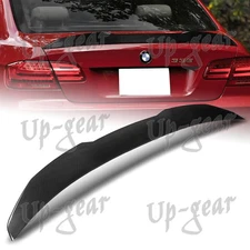 For 2007-2013 BMW 3-Series Coupe E92 W-Power Carbon Painted Rear Trunk Spoiler