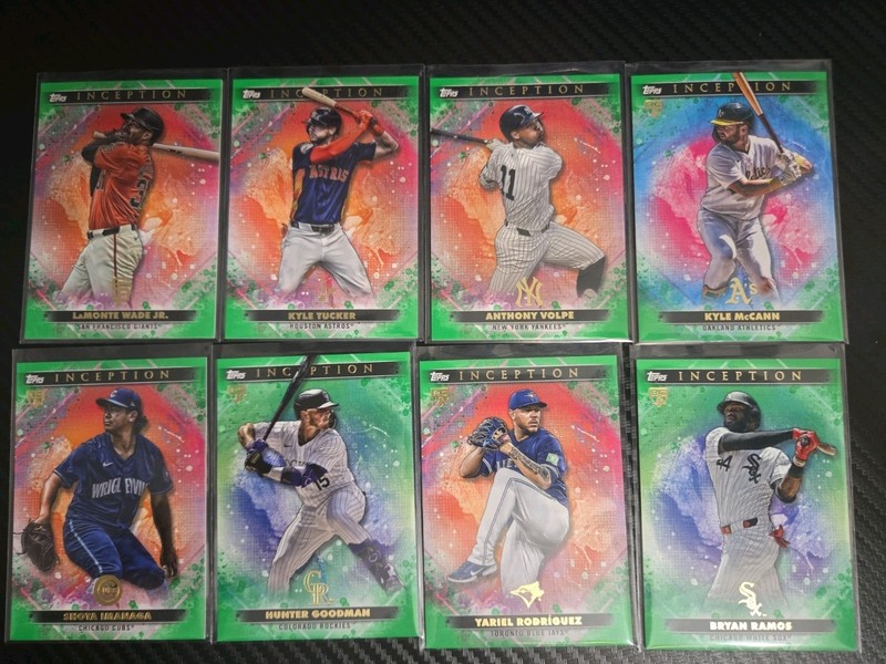 2024 Topps Inception Green Lot Of 8