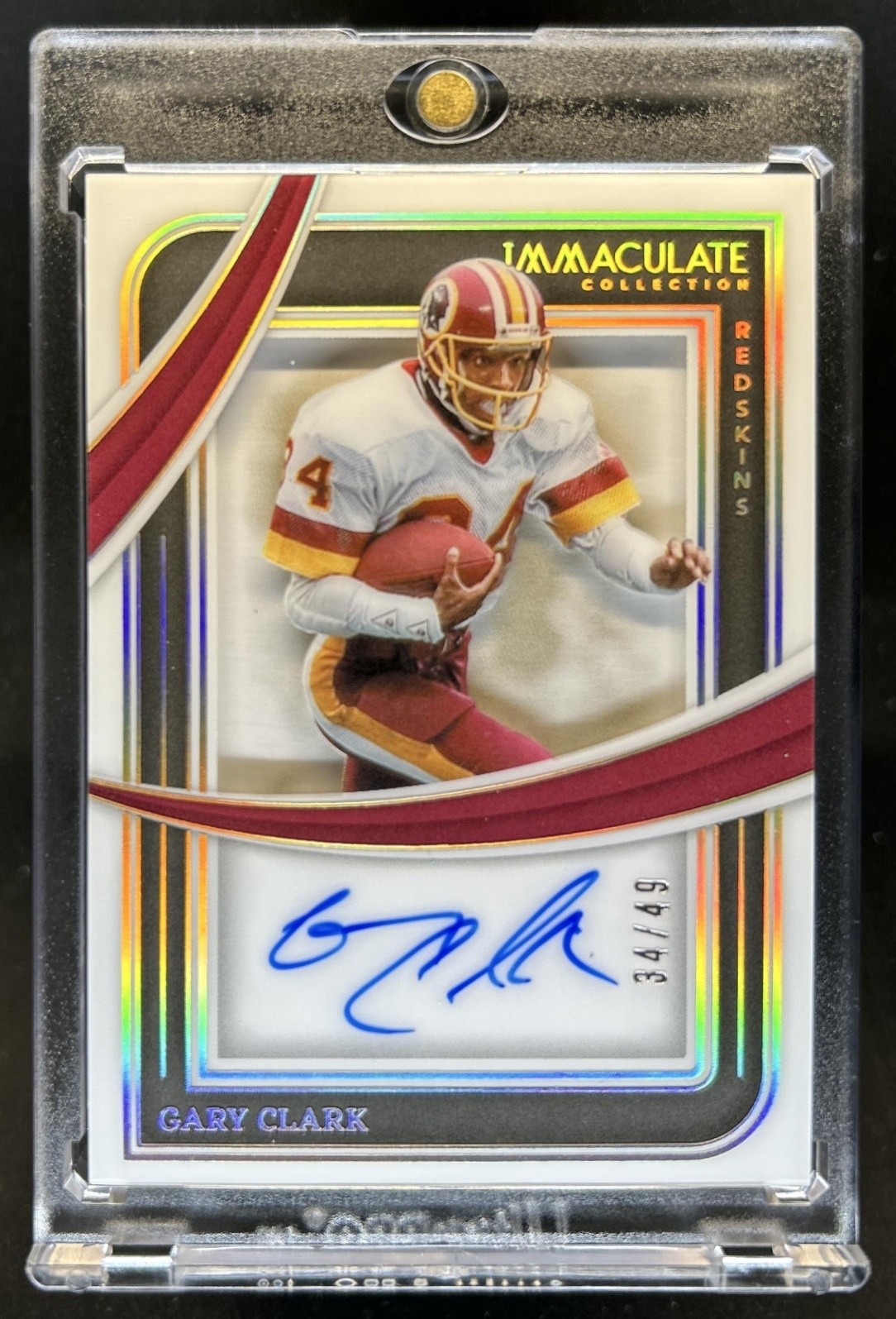2024 Panini Immaculate Gary Clark Shadowbox Signatures Auto #/49 Redskins view 1