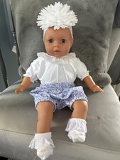 Baby Girl Soft Body Doll & Outfit