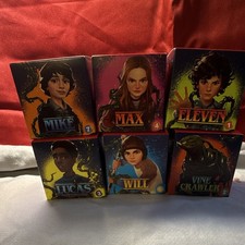 McDonald's Stranger Things 2021 Happy Meal Mini Boxes Lot 6 Mike Max Eleven
