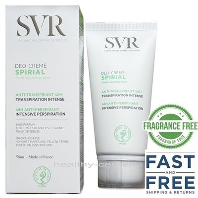 SVR Spirial Deo-Cream 48H Anti-Perspirant Deodorant 50ml Exp 11/2028