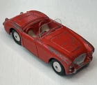 Corgi Austin Healey 100-4 Sports Red Flat Spun Hubs 300 Vintage 1956-65 Diecast
