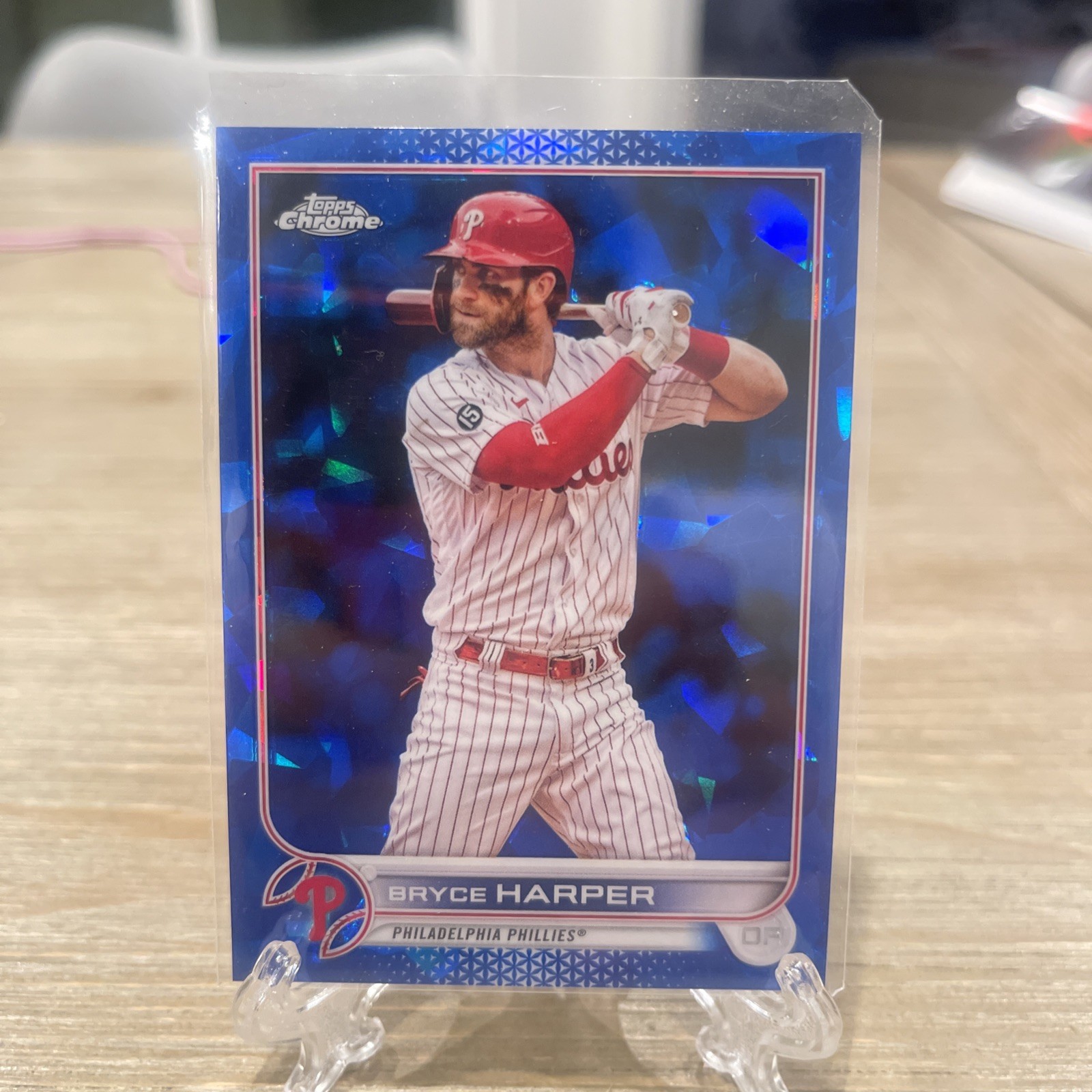 2022 Topps Chrome Sapphire Bryce Harper #250 Phillies