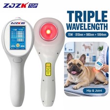 15W Class 4 Veterinary Laser Therapy 810 980 1064nm for Dog Arthritis Hip Pain