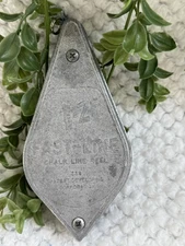 Vintage E-Z FAST-LINE Chalk Reel Patent Developing 复古 拉墨器 Metal Tool 木工工具 美国制造