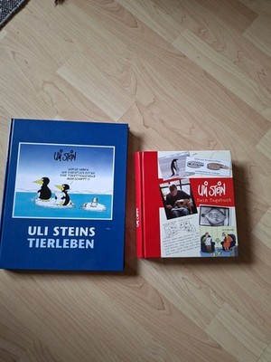 2 Bücher Uli Stein - Tierleben - Mein Tagebuch