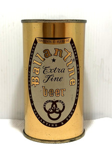 NEAR PERFECTION!! EXTREMELY IMPRESSIVE BALLANTINE FLAT TOP BEER CAN NEWARK NJ