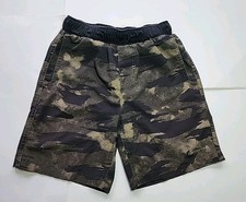 Carhartt Force BS8301-B Youth Boys Sz 8 Small Camo Shorts Elastic Waist Pockets