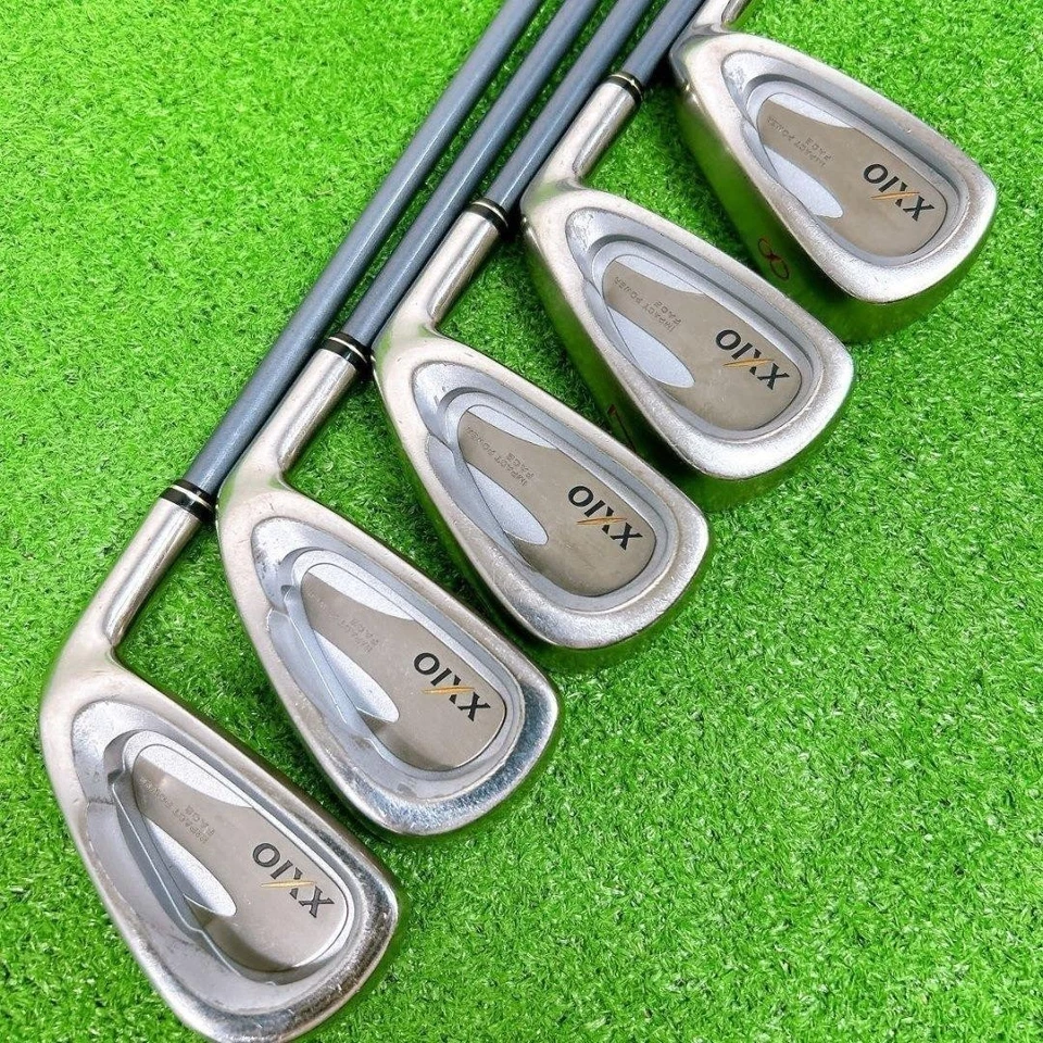 Ladies XXIO Iron Set 4-9 Pw Aw Sw 9pc RH MP200L Graphite Women Golf Club Dunlop - Image 2 of 4