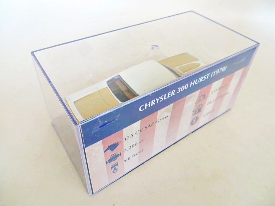 ALTAYA/IXO/DeAgostini '1970 CHRYSLER 300 HURST' BLANCO. Sin usar, en caja. COCHES AMERICANOS 1:43 Foto 4 de 4