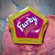 Vintage 1998 Furby Model 70-800 Box and Manuals ✨ BOX AND MANUALS ONLY 💥