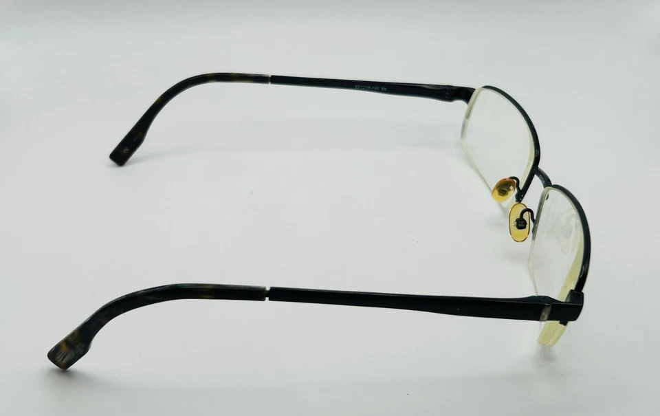 Timex Eyeglasses Frames L021 Black Rectangular Half Rim 57-19-145 - Image 3 of 4