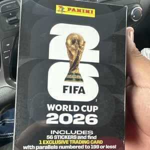 Panini FIFA World Cup 2026 Sealed Sticker Box 56 Stickers Exclusive Trading Card