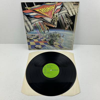 Triumph Just a Game Vinyl LP Record Ex Con 1981 UK Album RE INTS5154