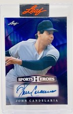 John Candelaria Leaf Sports Heroes Auto /8 Pirates World Series “candyman” SSP