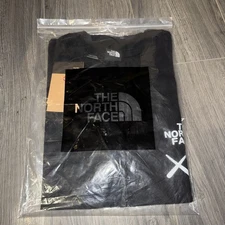 North Face Black Kaws Tshirt