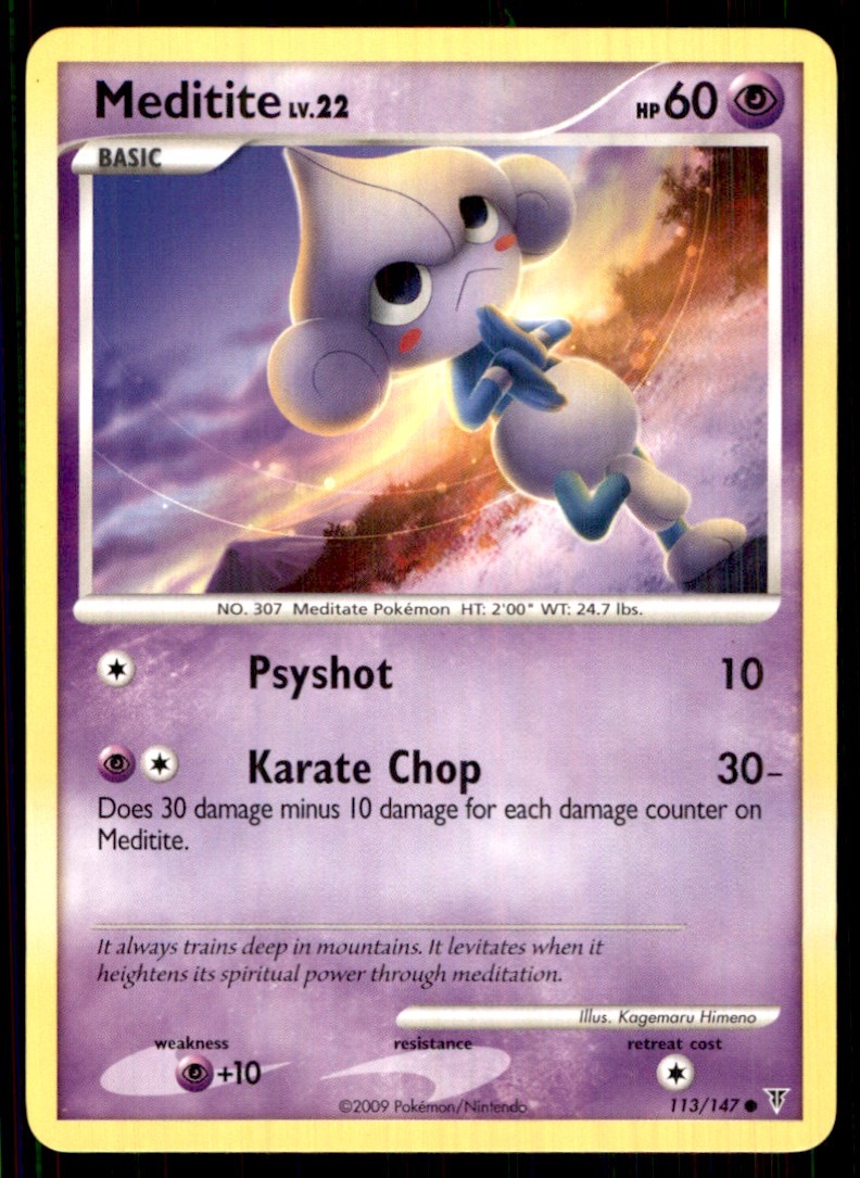 2009 Platinum - Supreme Victors Meditite Basic/Common #113