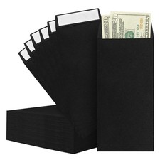 Cash Envelopes -120 Envelopes Money Saving Challenge, 3.2X6.6Inch Black Money