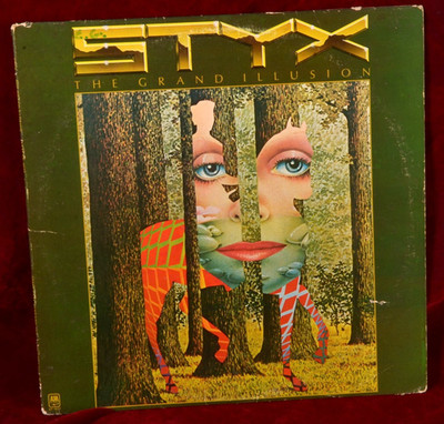 Styx - The Grand Illusion - A&M Records (1977) 12'' Vinyl LP Come Sail Away