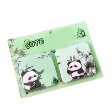 Cartoon Panda Sticky Notes 60Sheets Adheive Notes Pad Pocket Notepads 50x50mm